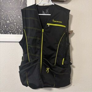 Browning Ace Shooting Vest Black/Volt Right Hand XL
